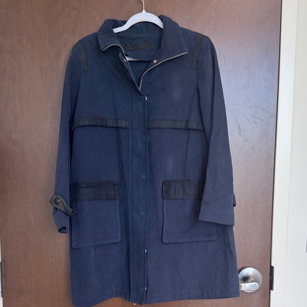 Jenni Kayne Dark Blue Trench Coat